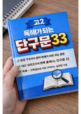 고2 독해가 되는 단구문33
