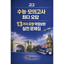 수능·모의고사 최다 오답 13가지 유형 약점보완 실전 문제집 - 고2